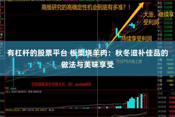 有杠杆的股票平台 板栗烧羊肉：秋冬滋补佳品的做法与美味享受