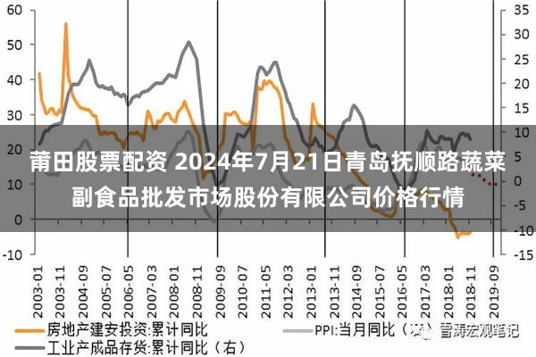 莆田股票配资 2024年7月21日青岛抚顺路蔬菜副食品批发市场股份有限公司价格行情