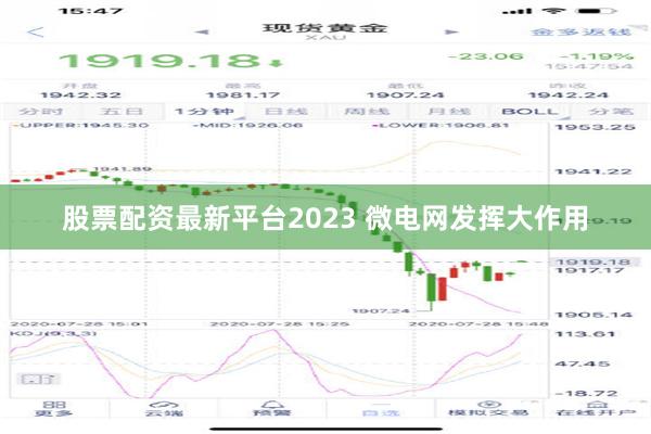 股票配资最新平台2023 微电网发挥大作用