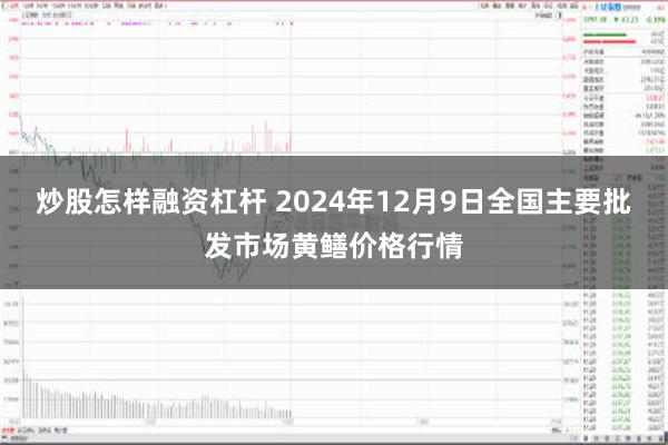 炒股怎样融资杠杆 2024年12月9日全国主要批发市场黄鳝价格行情